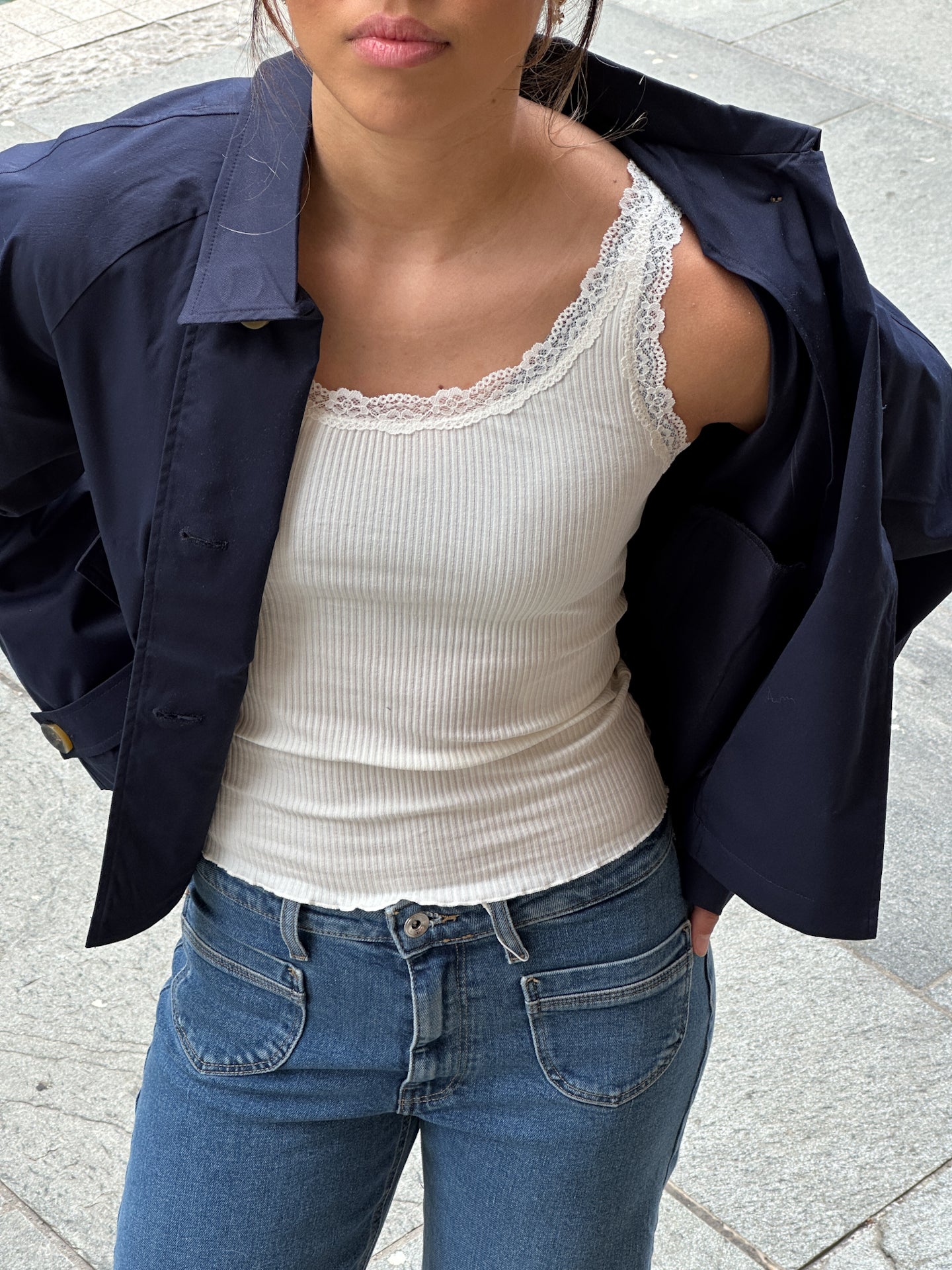 ONLSARA Tank Top - Hvit